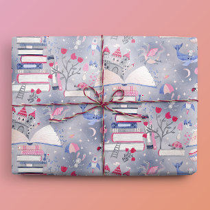 Sprookjes Pop-Upboek Kasteel Grijs Cadeaupapier
