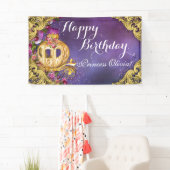 Sprookjes Prinses Koets Prinses Verjaardag Spandoek (Insitu)