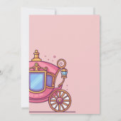 Sprookjes Prinsessen Feestje Kaart (Achterkant)