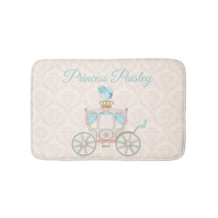 Sprookjes Prinsessen Koets Blush Ivoor Aqua Badmat
