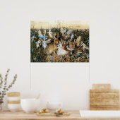 Sprookjes schemering door John Anster Fitzgerald Poster (Keuken)