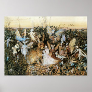 Sprookjes schemering door John Anster Fitzgerald Poster