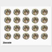 Sprookjes Schemering door John Anster Fitzgerald Ronde Sticker (Vel)