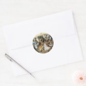 Sprookjes Schemering door John Anster Fitzgerald Ronde Sticker (Envelop)