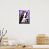 Sprookjes Schilderij Dame van het Meer Poster (Keuken)