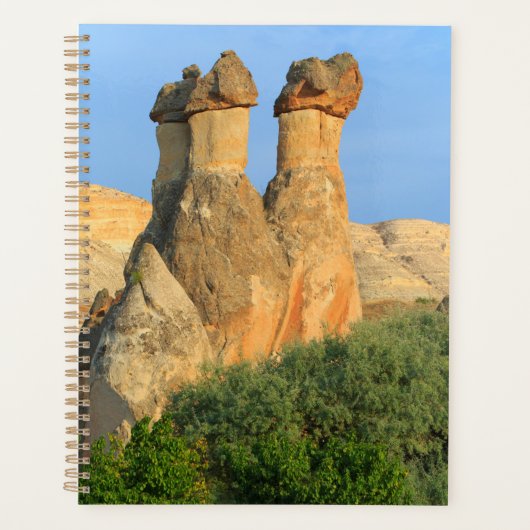 Sprookjes Schoorstenen bij Zonsondergang Planner (Voorkant)