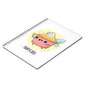 Sprookjes Taart Grappige Cupcake Grap Notitieboek (Linkerzijde)