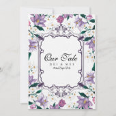 Sprookjes thema trouwen kaart (Voorkant)