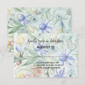 Sprookjes Tuin Trouw Uitnodiging (Voorkant / Achterkant)