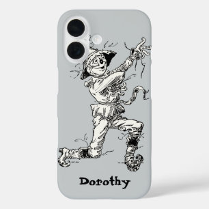 Sprookjes uit de Vintage Wizard of Oz, de Scarecro iPhone 16 Hoesje