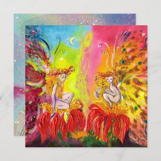 SPROOKJES VAN DE DAGERAAD ,Magisch Goud Glinstert Aankondiging (Voorkant / Achterkant)