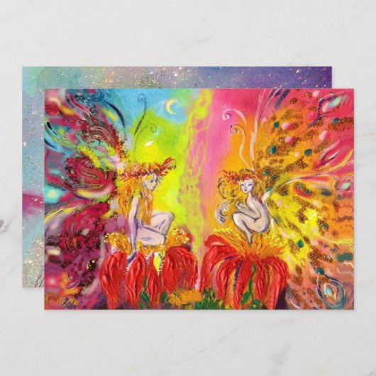 SPROOKJES VAN DE DAGERAAD ,Magisch Goud Glinstert Aankondiging (Voorkant / Achterkant)