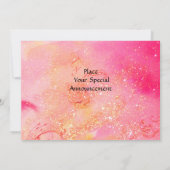 SPROOKJES VAN DE DAGERAAD ,Magische Gouden Glitter Aankondiging (Achterkant)