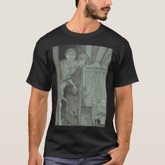 Sprookjes van Grimm. De jonge graaf en de vis T-shirt (Voorkant)