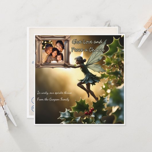 Sprookjes van Rust Deel Liefde, Deel Vrede Kaart (Voorkant / Achterkant in situ)