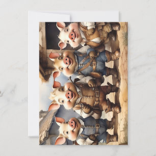 Sprookjes Varkens Notitiekaartje