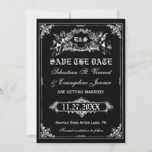 Sprookjes Verhalenboek Trouw Save the Date Kaarten