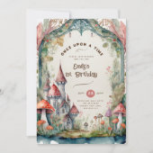 Sprookjes VERJAARDAG of Baby Shower Elke Faitycore Kaart (Voorkant)