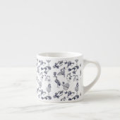 Sprookjes vogels espresso kop (Rechts)