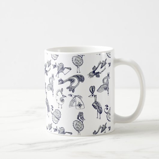 Sprookjes vogels koffiemok (Rechts)