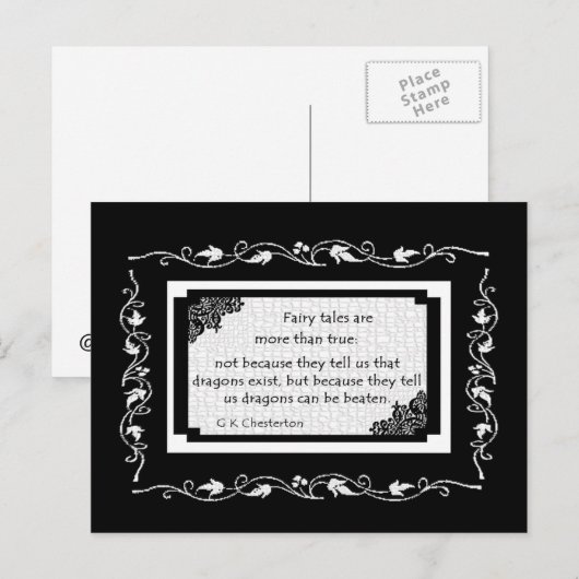 Sprookjes zijn… Briefkaart (Voorkant / Achterkant)