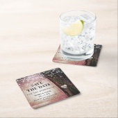 Sprookjesachtig Betoverd Bos Roos Roze Save the Da Kartonnen Onderzetters (Insitu)