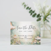 Sprookjesachtig bos fairycore romantiek kaart (Staand voorkant)