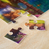 Sprookjesachtig kasteel. Princess Castle Legpuzzel (Zijkant)