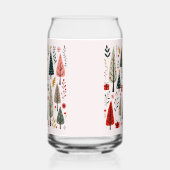 Sprookjesachtig Kerstboom Bos Blikvorm Glas (Rechts)