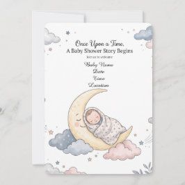 Sprookjesachtig klassiek verhaal | Baby Shower Kaart