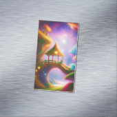 Sprookjesachtig Landschap Grafisch Magnetisch Visitekaartje (Voorbeeld)