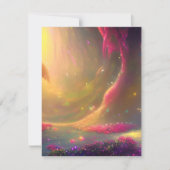 Sprookjesachtig Landschap Grafisch Notitiekaartje (Voorkant)