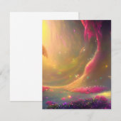 Sprookjesachtig Landschap Grafisch Notitiekaartje (Voorkant / Achterkant)