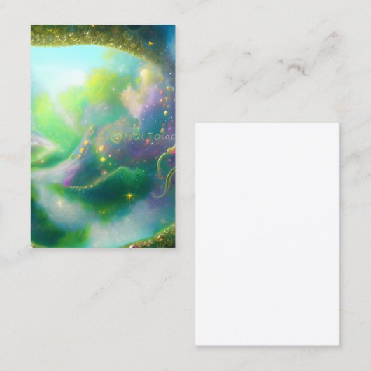 Sprookjesachtig Landschap Grafisch Visitekaartje (Voorkant / Achterkant)