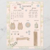 Sprookjesachtig  pretpark Baby shower (Voorkant)