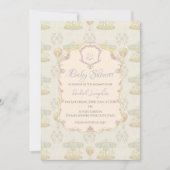 Sprookjesachtig  pretpark Baby shower Kaart (Voorkant)