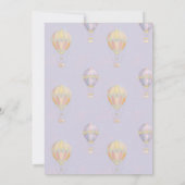 Sprookjesachtig  pretpark Baby shower Kaart (Achterkant)