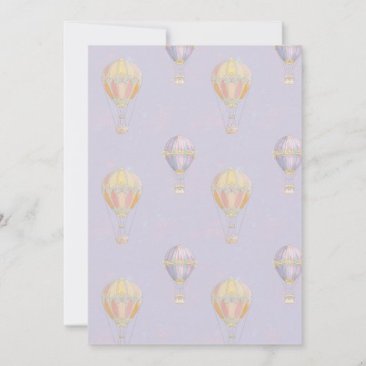 Sprookjesachtig  pretpark Baby shower Kaart (Achterkant)