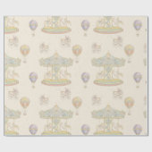 Sprookjesachtig pretpark cadeaupapier (Vlak)