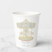 Sprookjesachtig  pretpark papieren bekers (Achterkant)