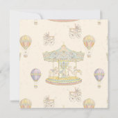 "Sprookjesachtig  pretpark" Uitnodiging (Achterkant)