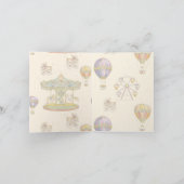 "Sprookjesachtig  pretpark" Uitnodiging (Binnen)