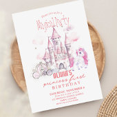  Sprookjesachtig Roze Kasteel eenhoorn Prinses Ver Kaart