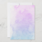 Sprookjesachtig thema cute moderne pastelkleur ver kaart (Achterkant)