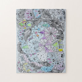 Sprookjesachtig Winter Woud Magische Wezens Legpuzzel