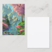 Sprookjesachtige achtergrond Grafisch Visitekaartje (Voorkant / Achterkant)