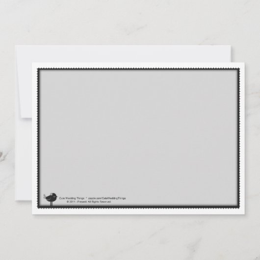 Sprookjesachtige Assepoester Thema bruiloft Uitnod Kaart (Achterkant)