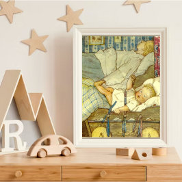 Sprookjesachtige Baby Art Else Wenz Vietor Poster