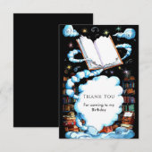 Sprookjesachtige Be-editierbare Magische Verjaarda Bedankkaart (Voorkant / Achterkant)