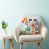 Sprookjesachtige Bloemen Kussen (Stoel)